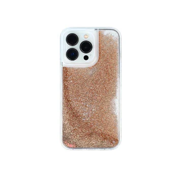 Clear Colorful Glitter Quicksand iPhone 14 Plus Case