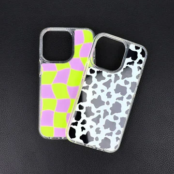 IML Printed Cow Pattern iPhone 14 Pro Cases