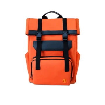 Custom Orange Student Backpack