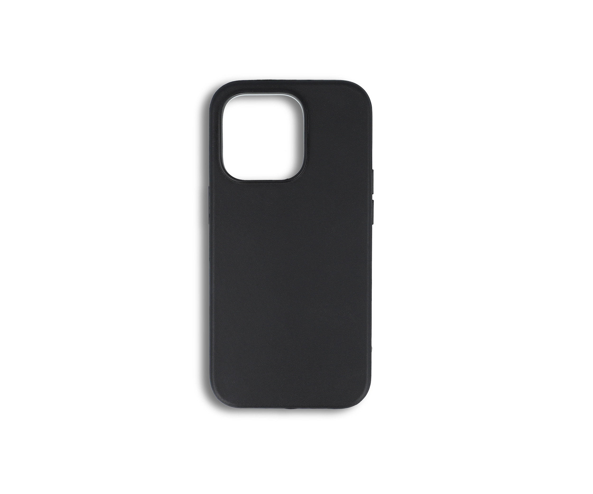 Black Leather iPhone 14 Pro Case