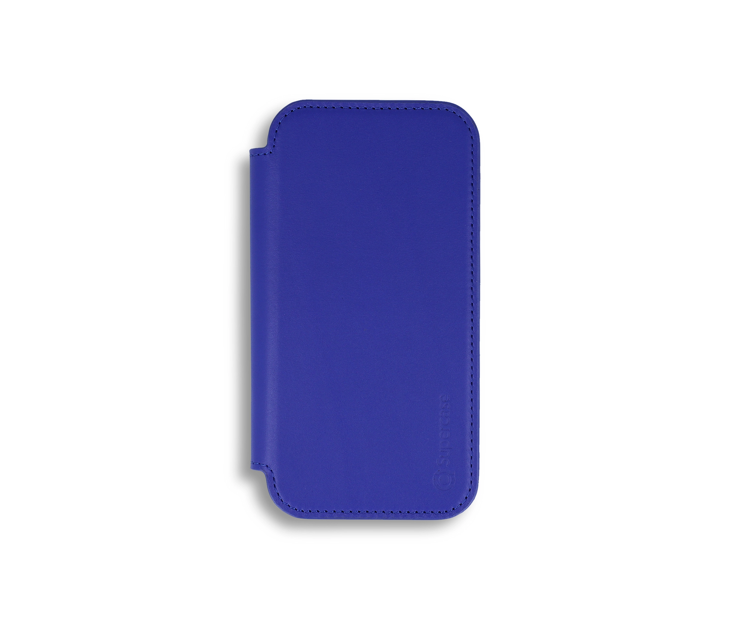 Blue Leather iPhone 13 Folio Case