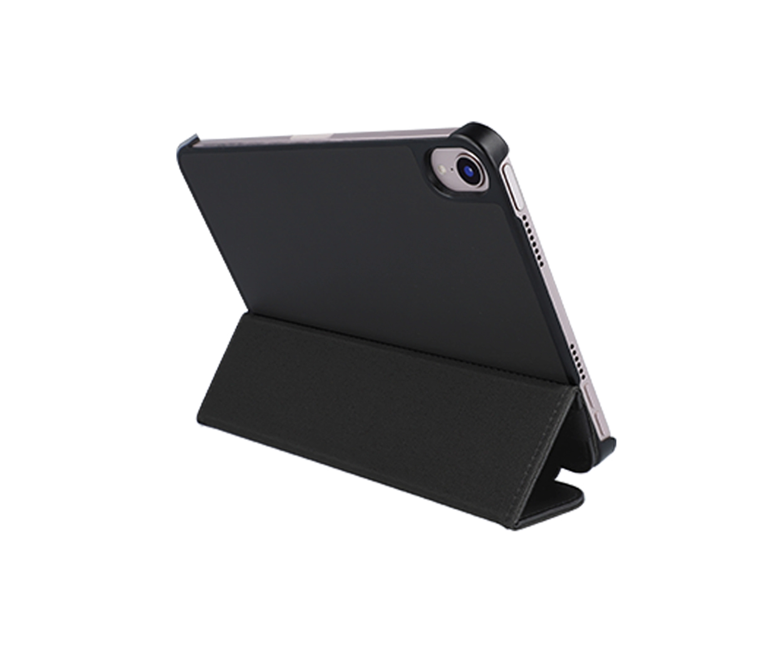 Bright Black Elastic Band iPad Mini6 Folio