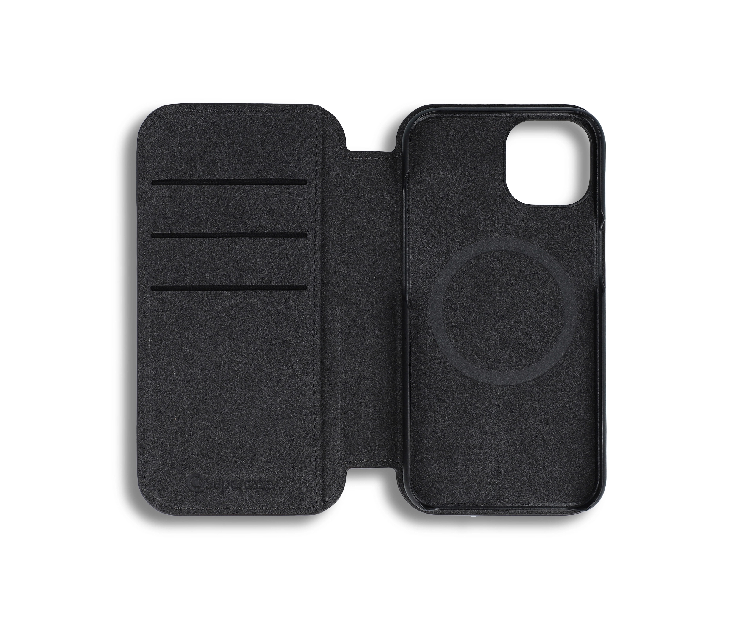 black leather iphone 13 case