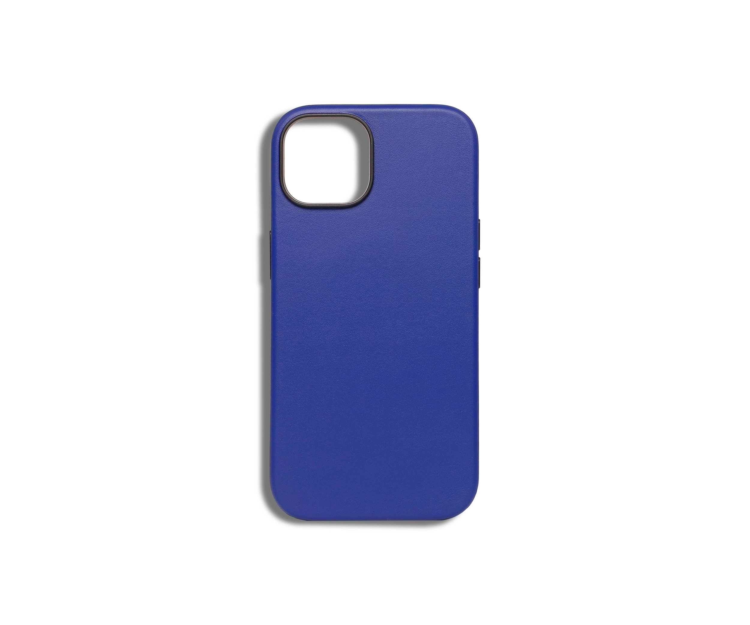 Leather iPhone 14 Blue Case