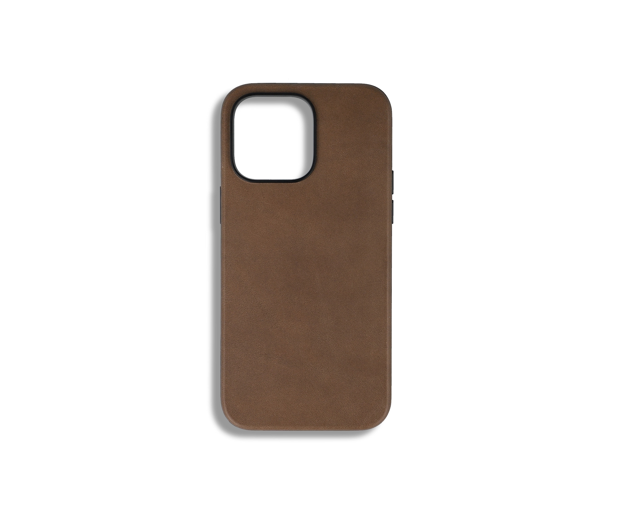 Light Brown Leather iPhone 14 Pro Max Case