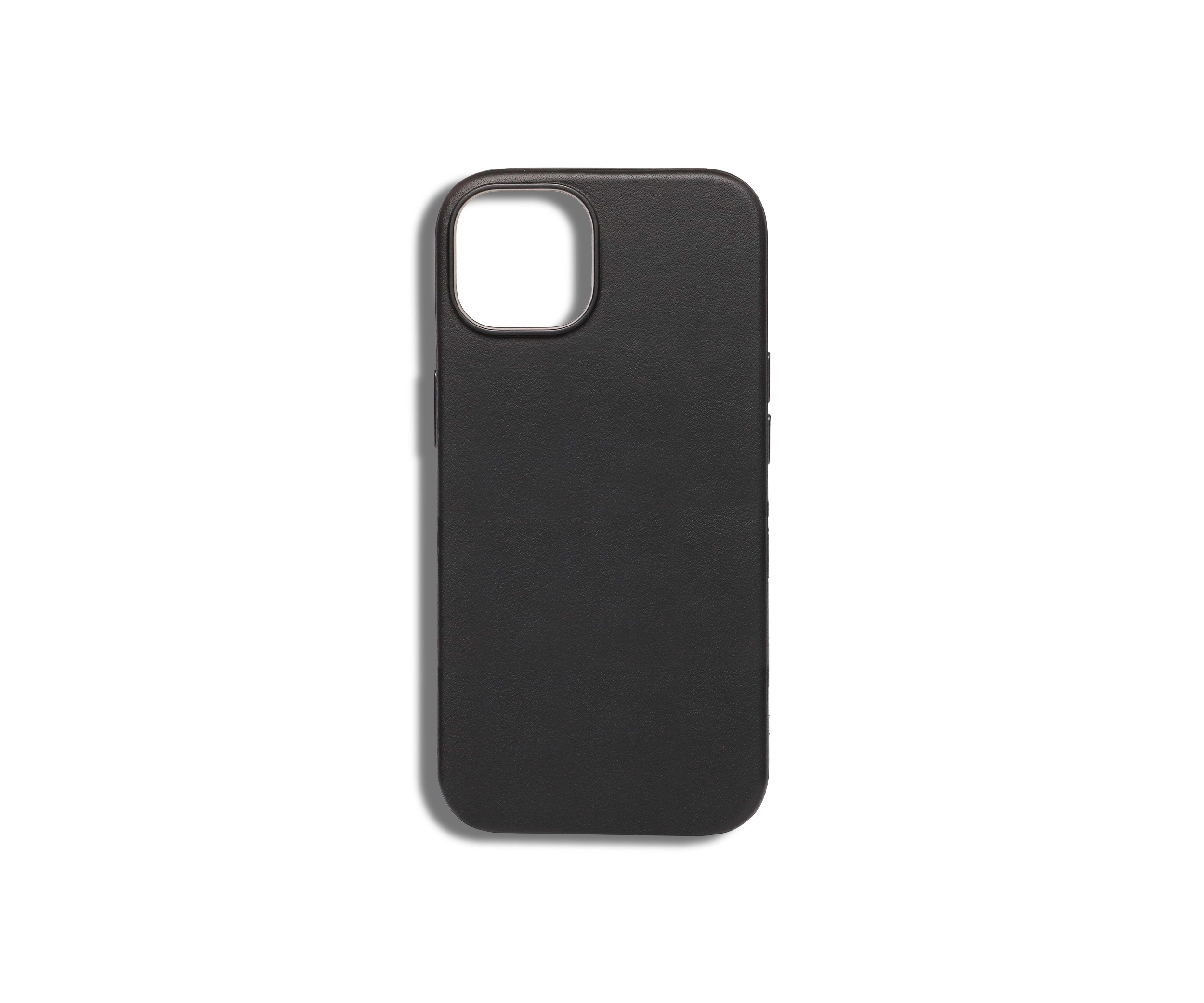 iPhone 14 Black Leather Case