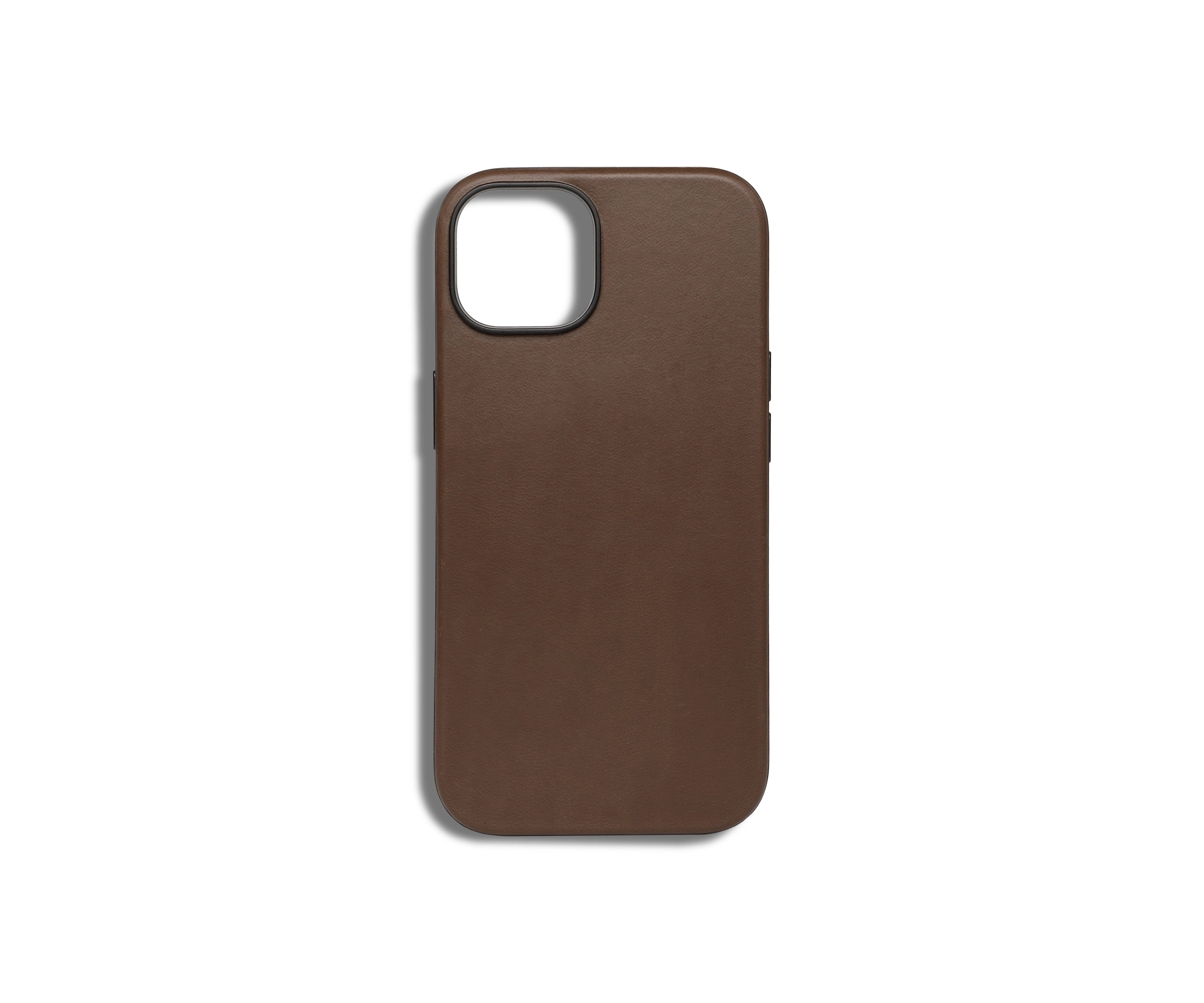Brown Leather iPhone 14 Case