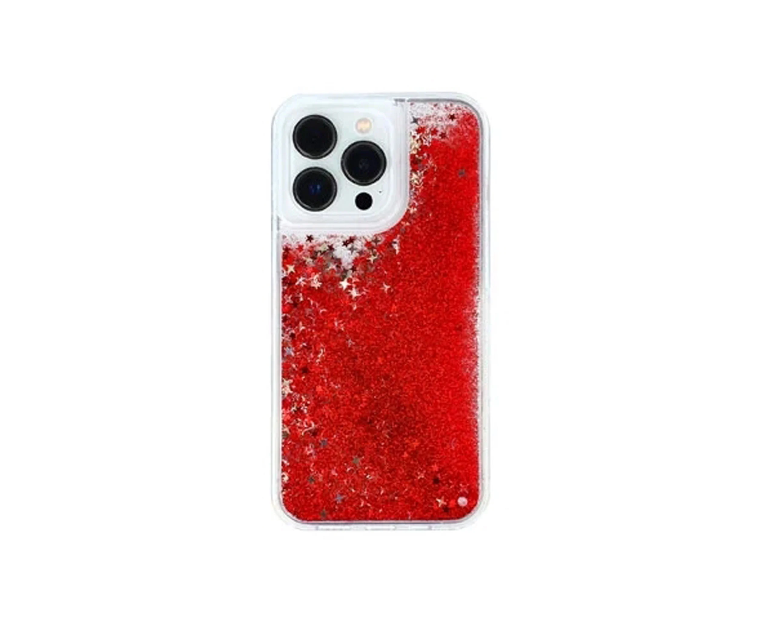 Clear Colorful Glitter Quicksand iPhone 14 Pro Max Case