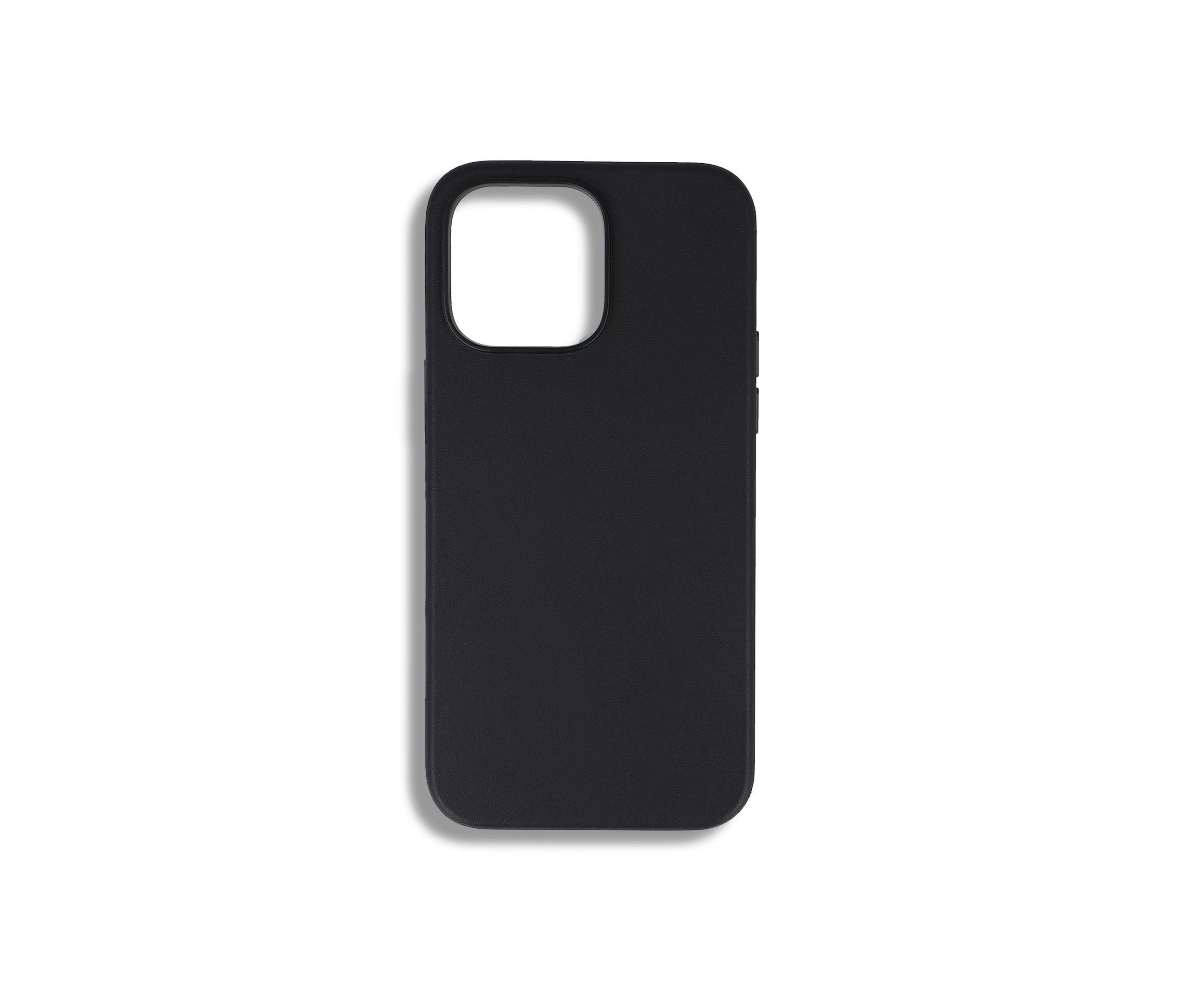 Black Leather iPhone 14 Pro Max Case