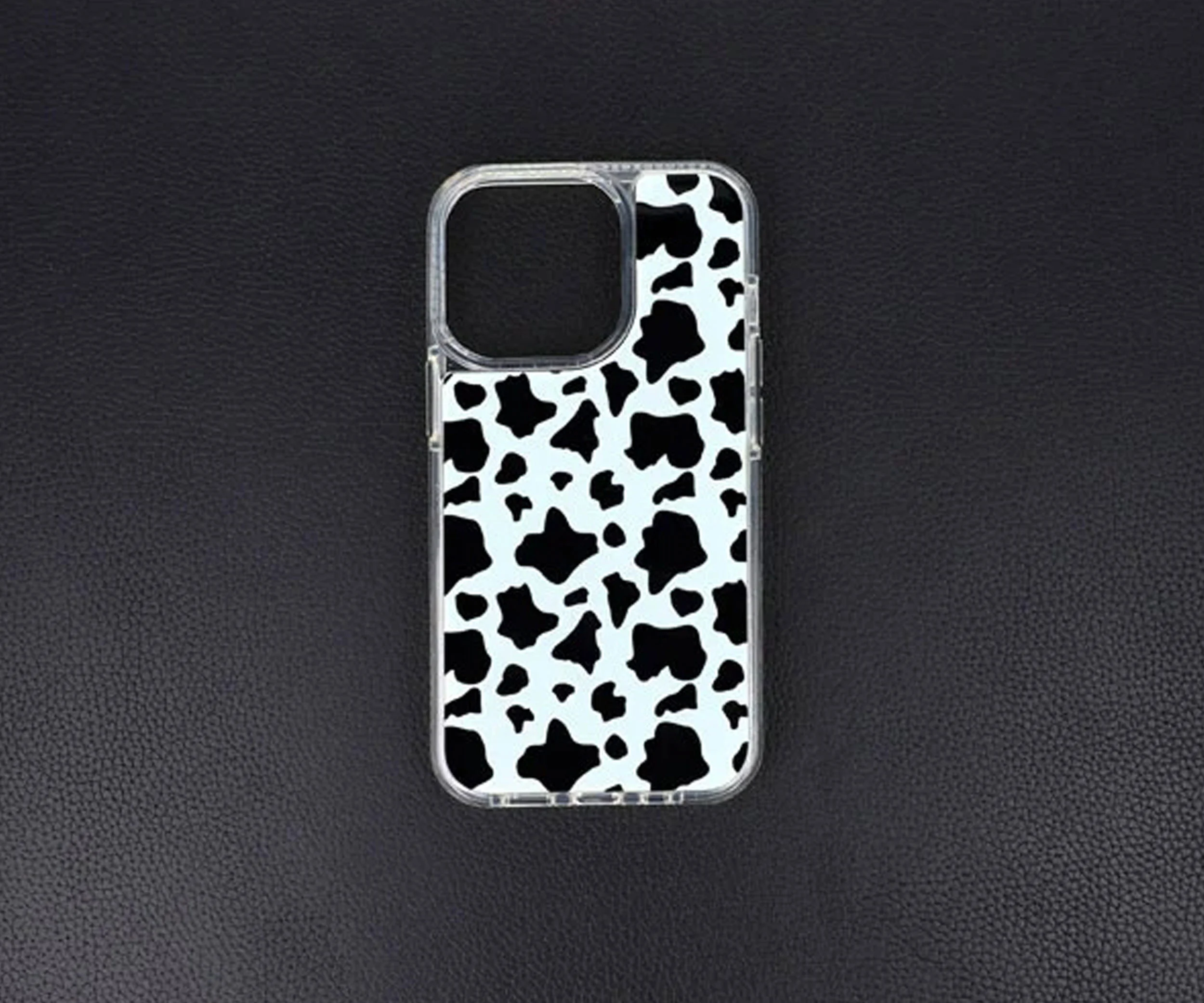 IML Printed Cow Pattern iPhone 14 Pro Max Cases