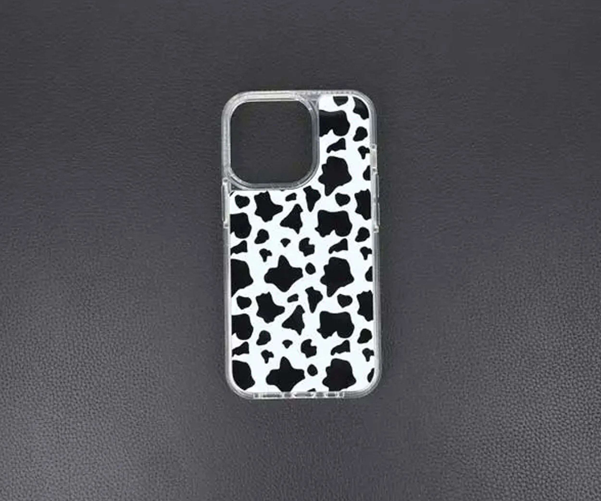 IML Printed Cow Pattern iPhone 14 Pro Cases