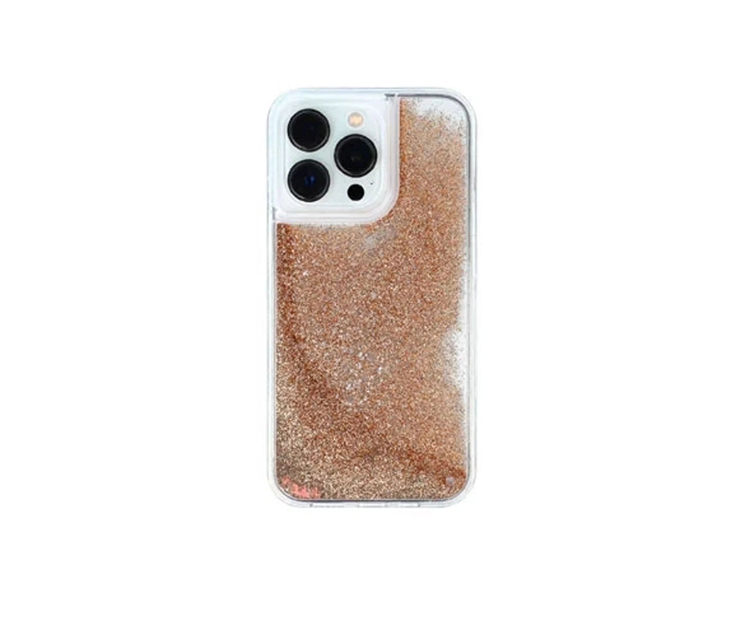 Clear Colorful Glitter Quicksand iPhone 14 Plus Case