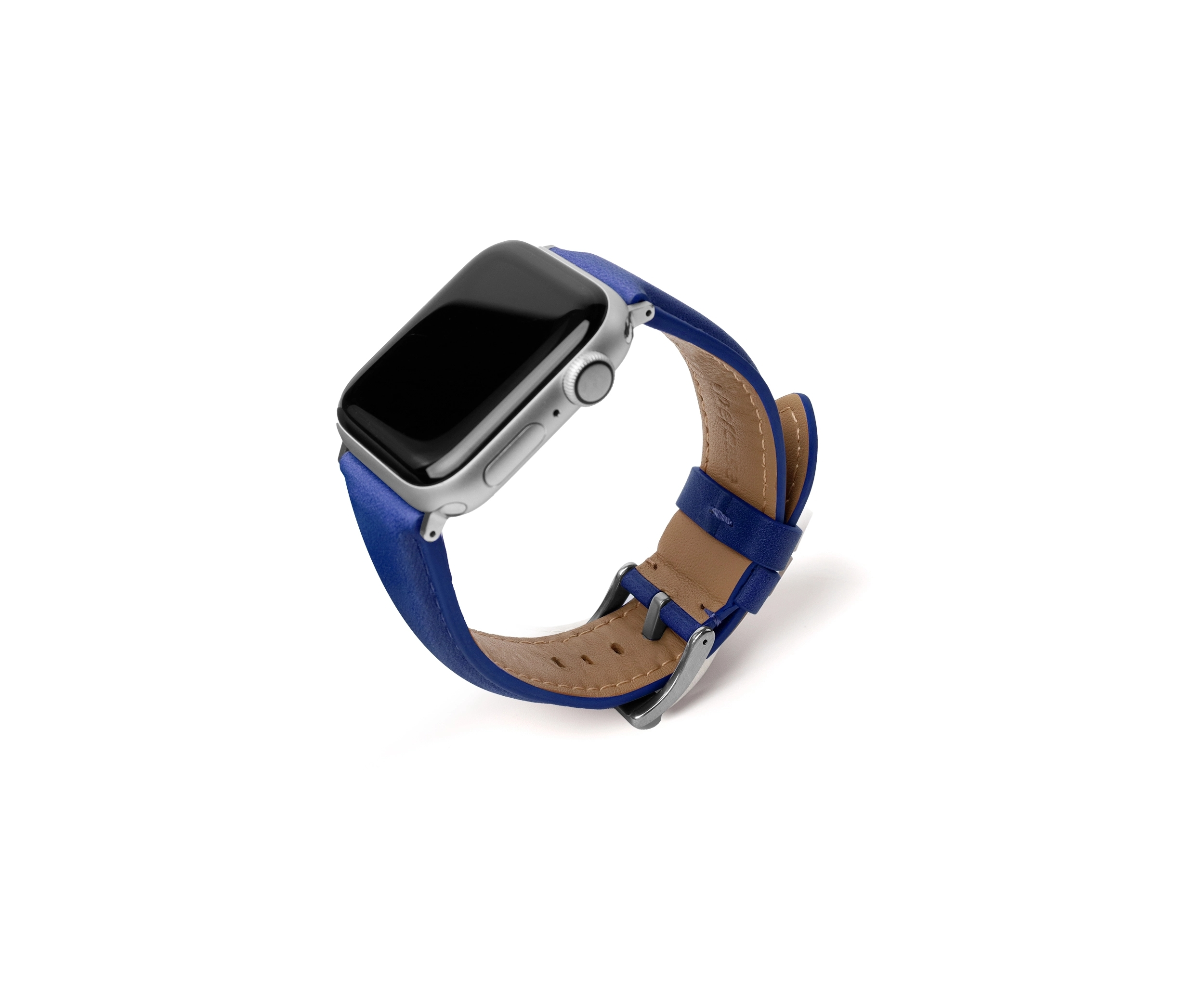 Blue Leather Apple Watchbands