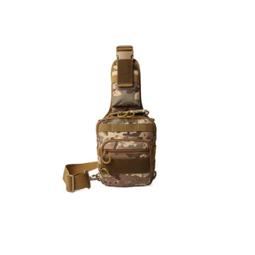 Camouflage Crossbody Bag With A Walkie-Talkie Pouch