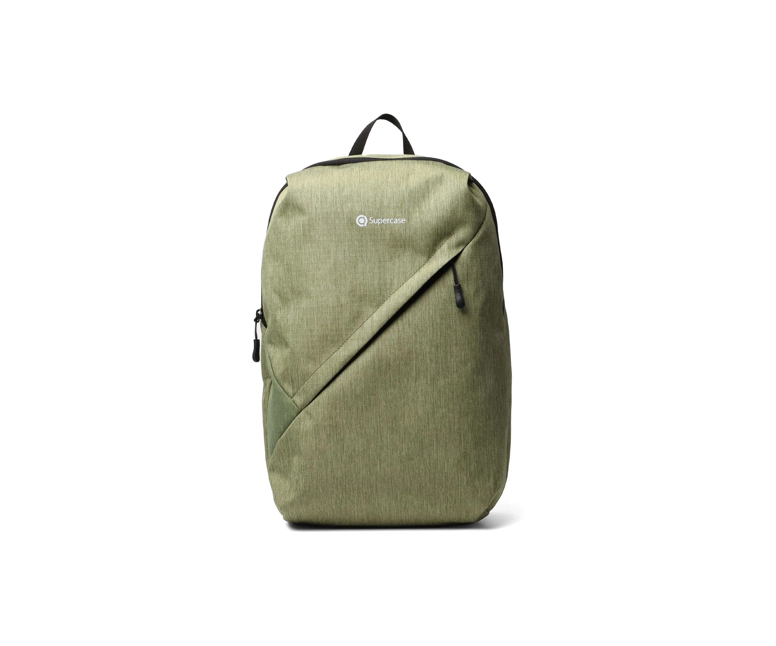 Grass Green Color Matching Backpack Set