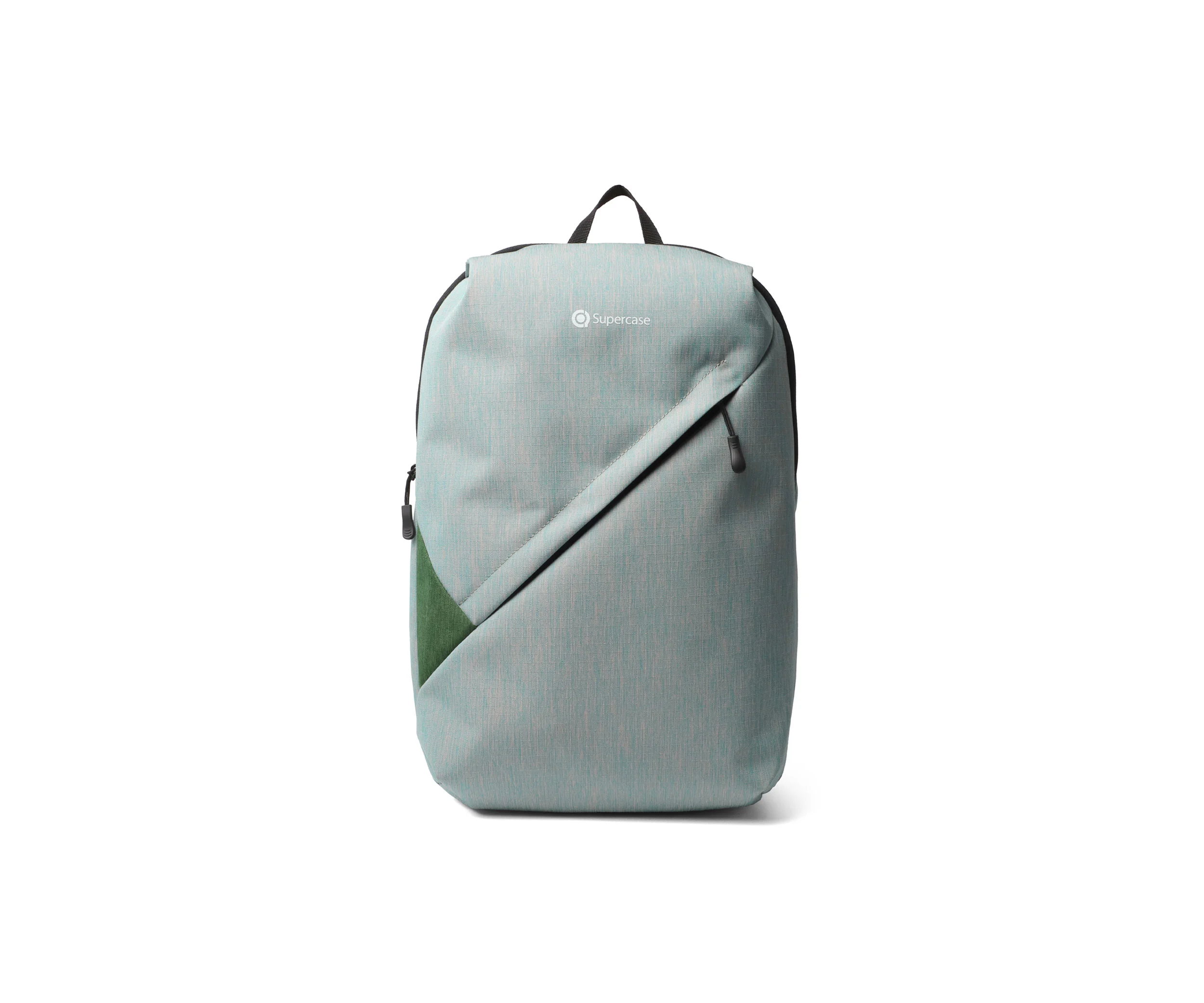 Grey Green Color Matching Backpack Set