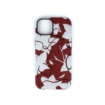 Red Kapok Flower Printed Leather Phone Case