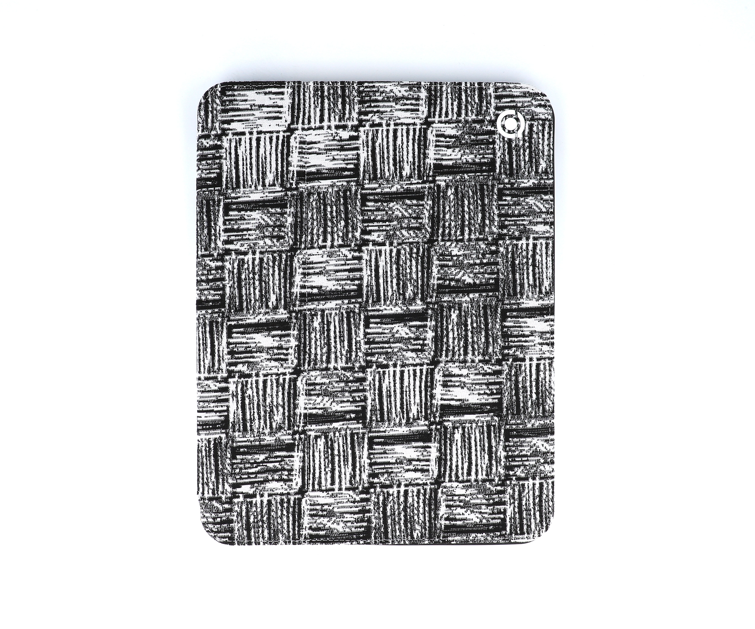 black white fabric ipad folio