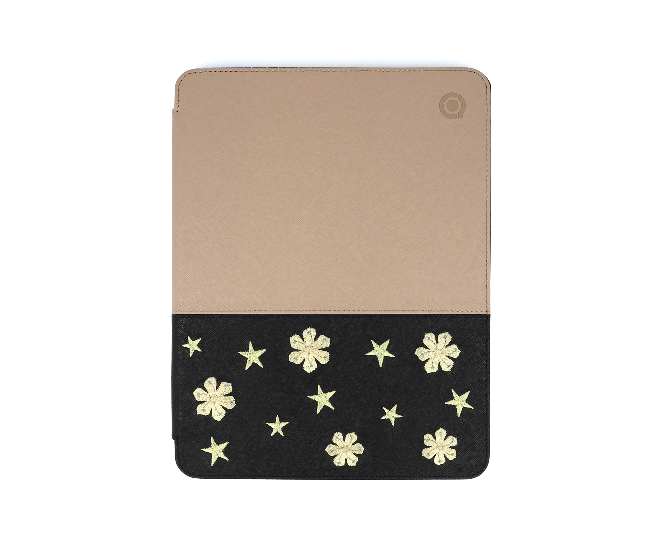 Embroidered Patchwork Tablet Folio