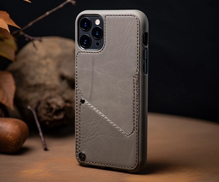 iPhone Leather Cover Case