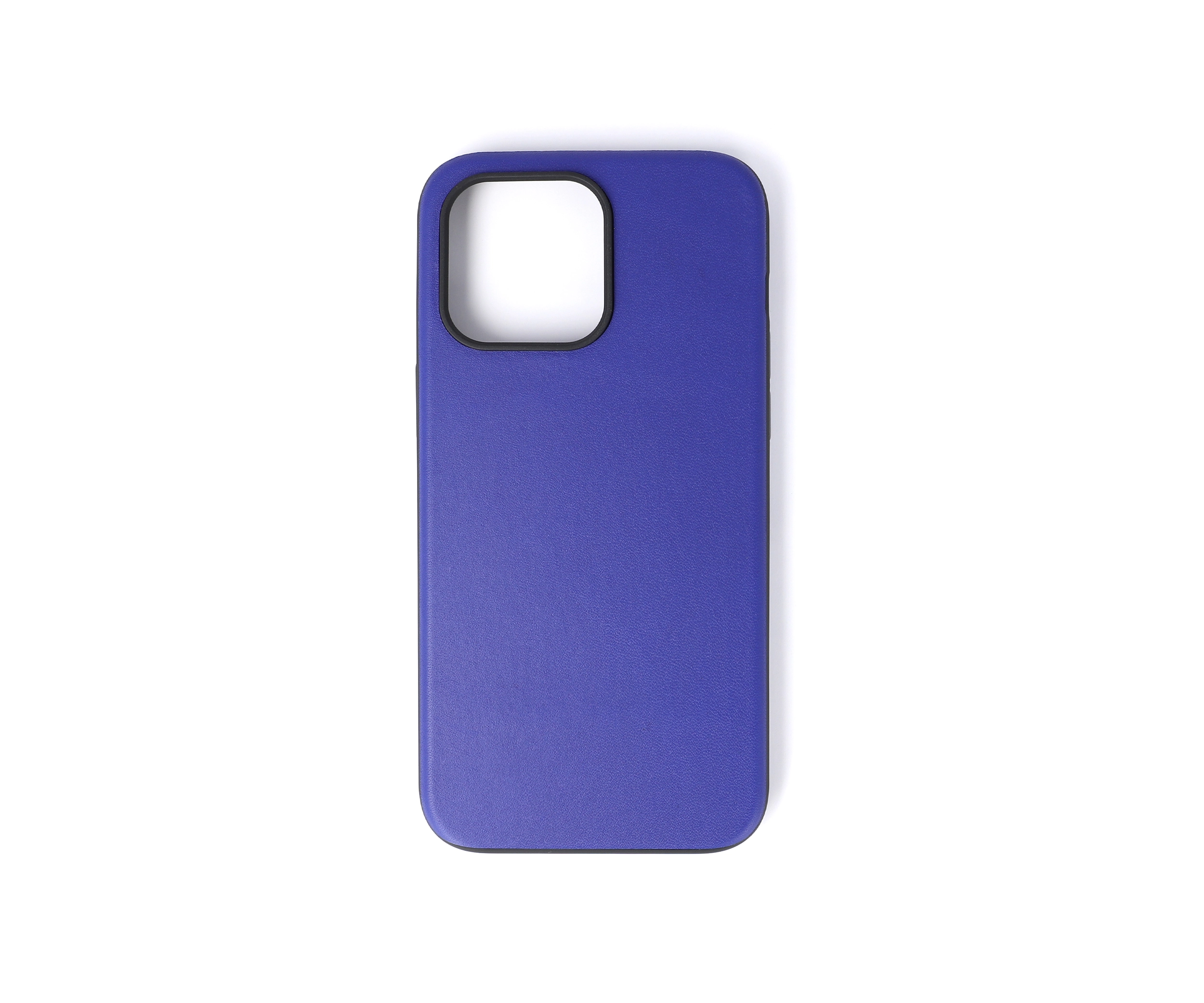 iPhone 15 Pro Max Blue Leather Case