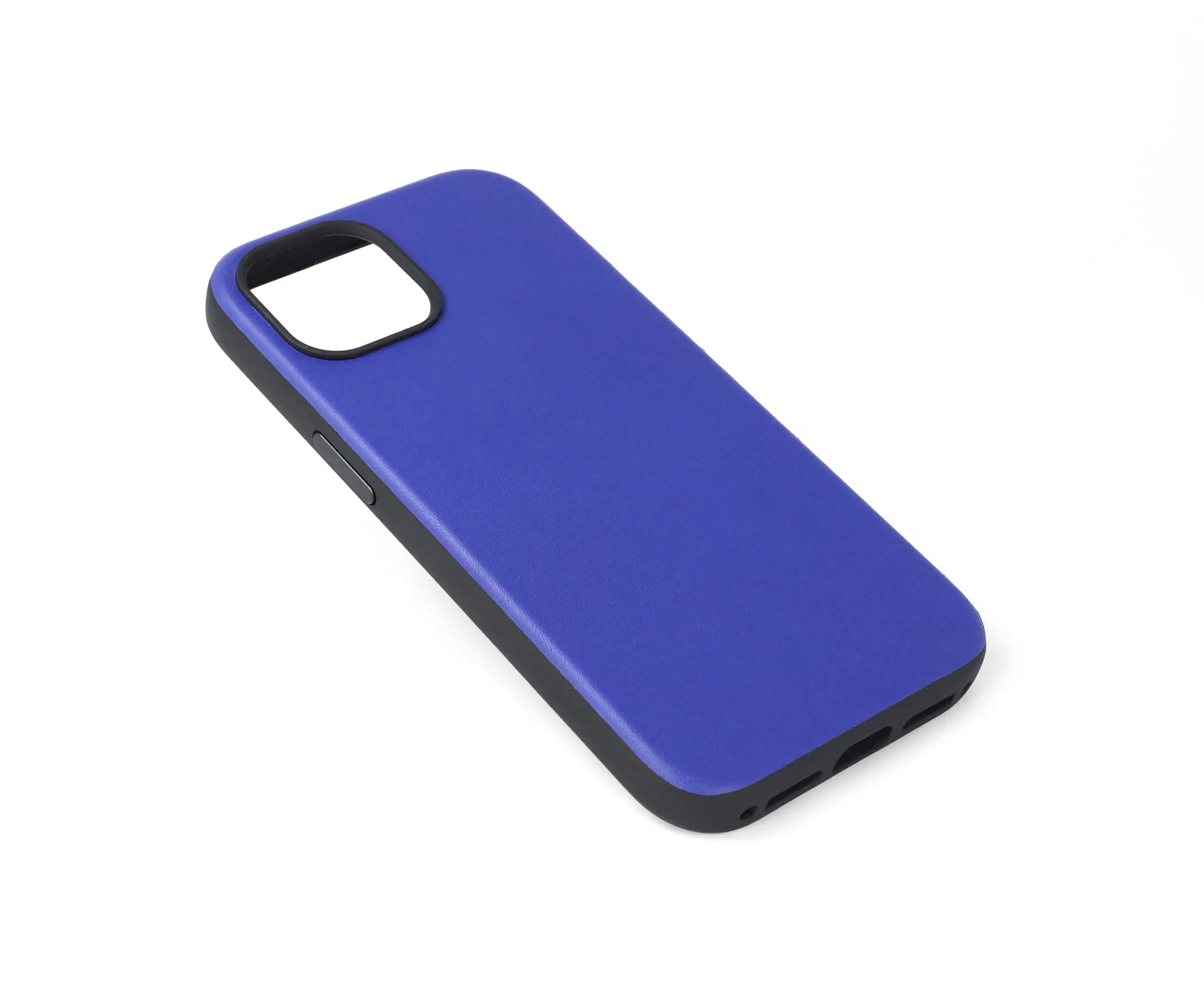 iphone 15 blue leather case