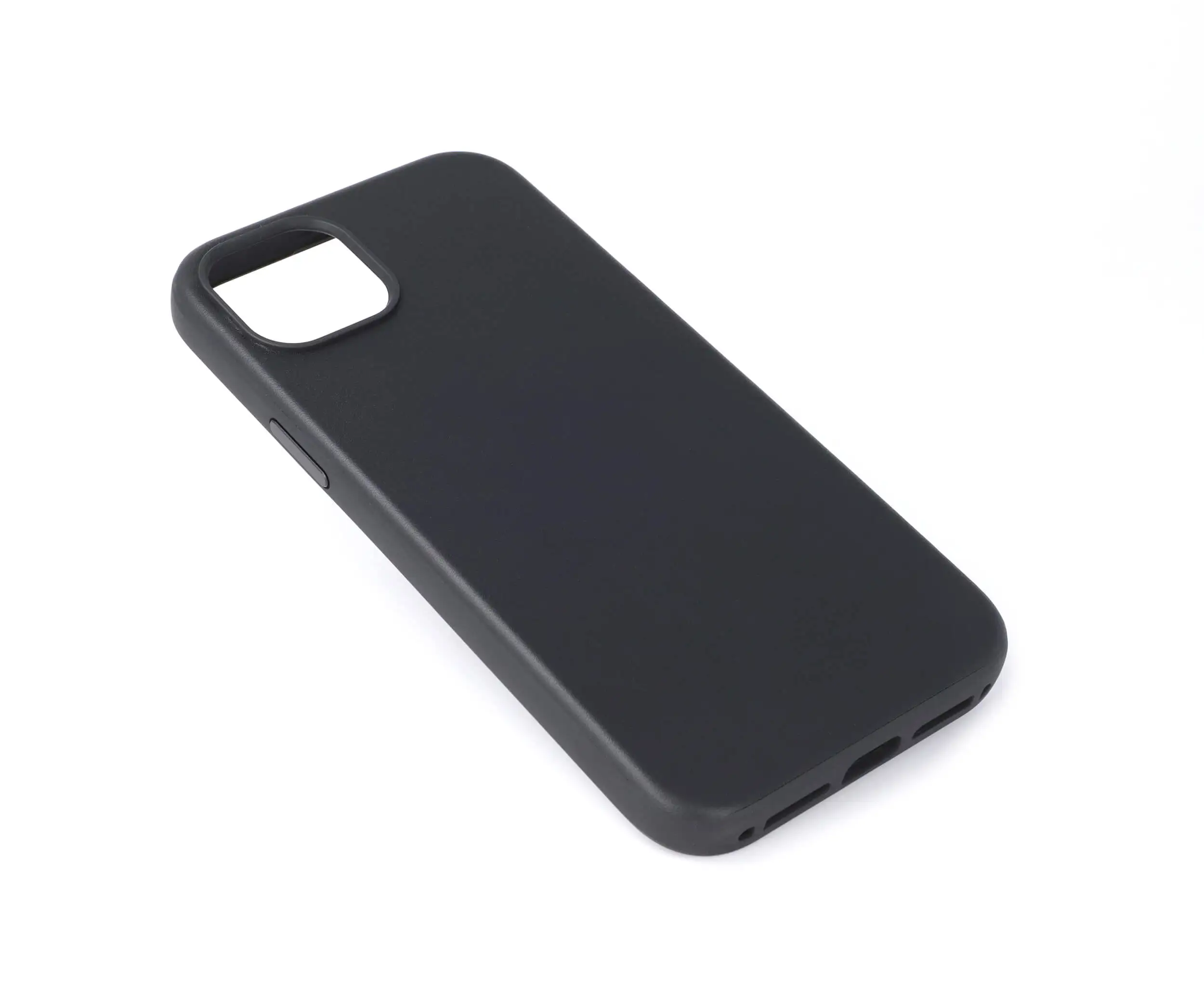 Custom iPhone 15 Plus Black Leather Case Bulk Wholesale | Supercase