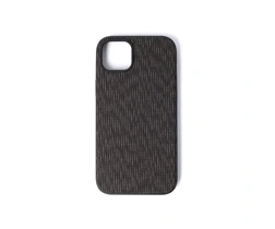 Irregular Stripe Fabric iPhone 15 Plus Case