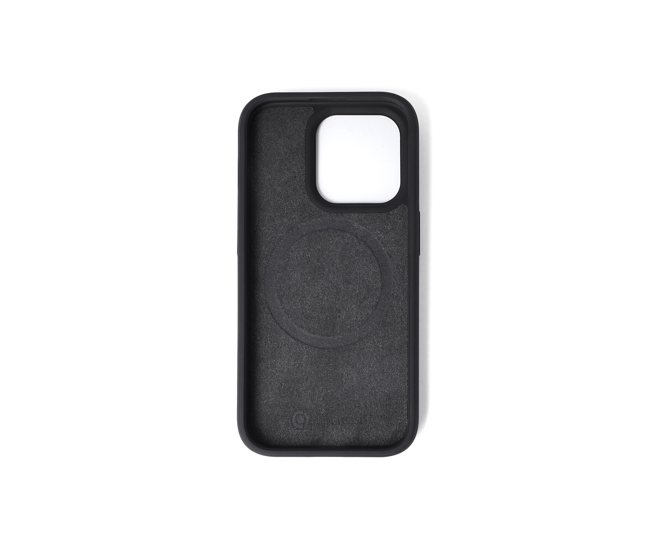 coated polyester black iphone 15 pro case