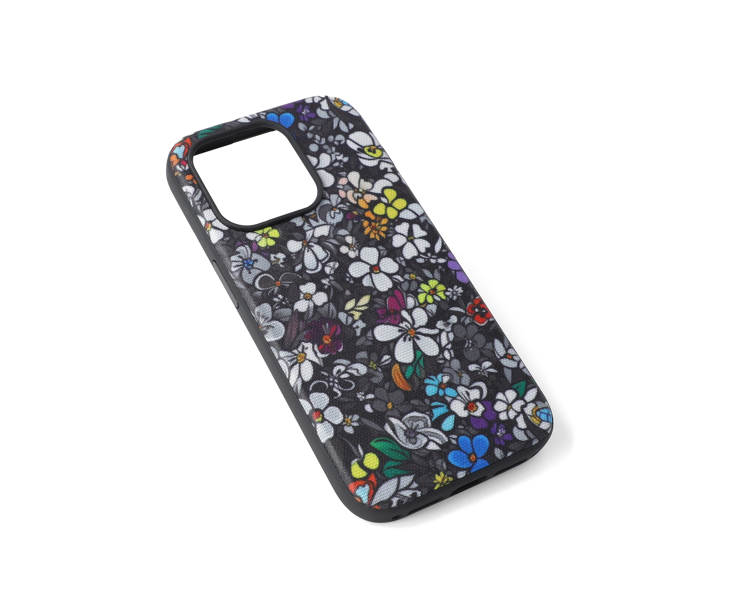 printed fabric iphone 15 pro case