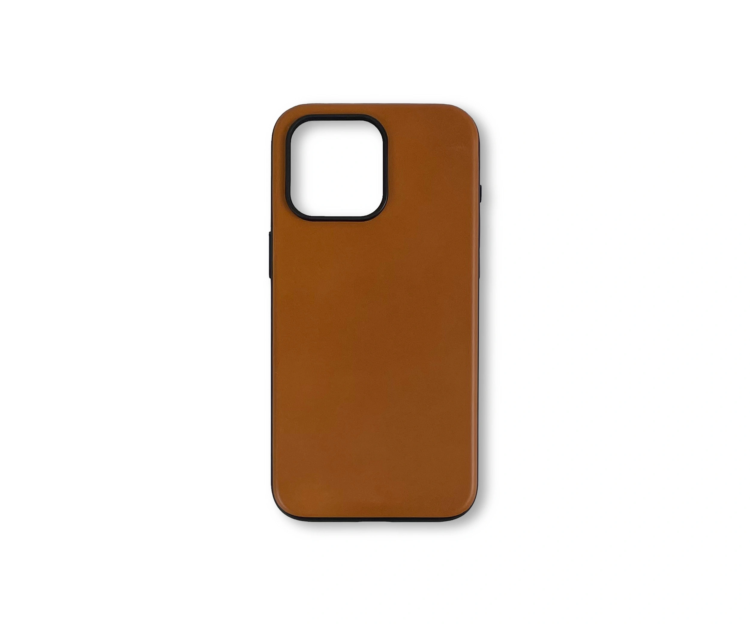 iPhone 15 Pro Max Tan Leather Case