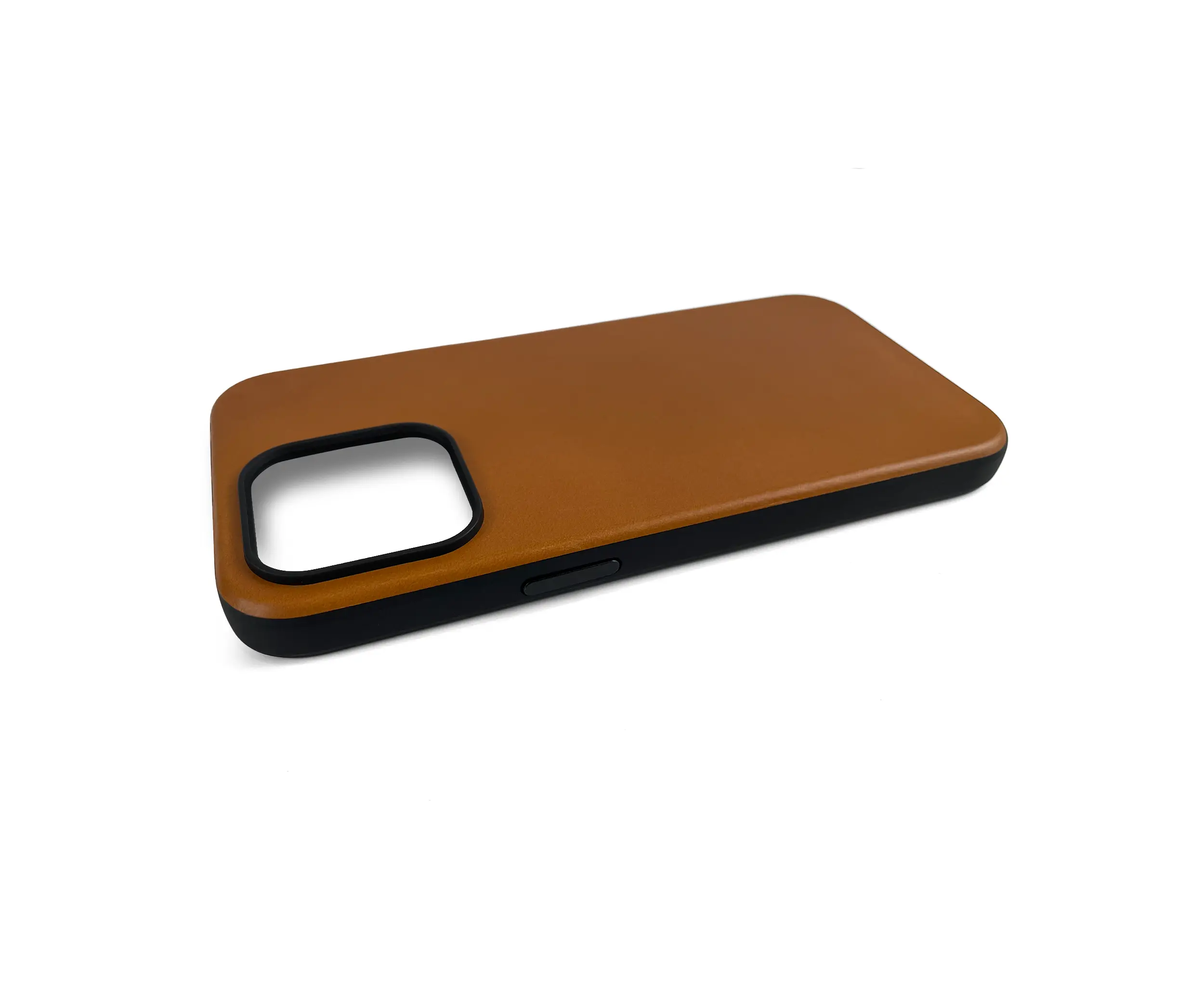 iPhone 15 Tan Leather Case