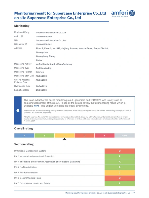 bsci business social compliance initiative